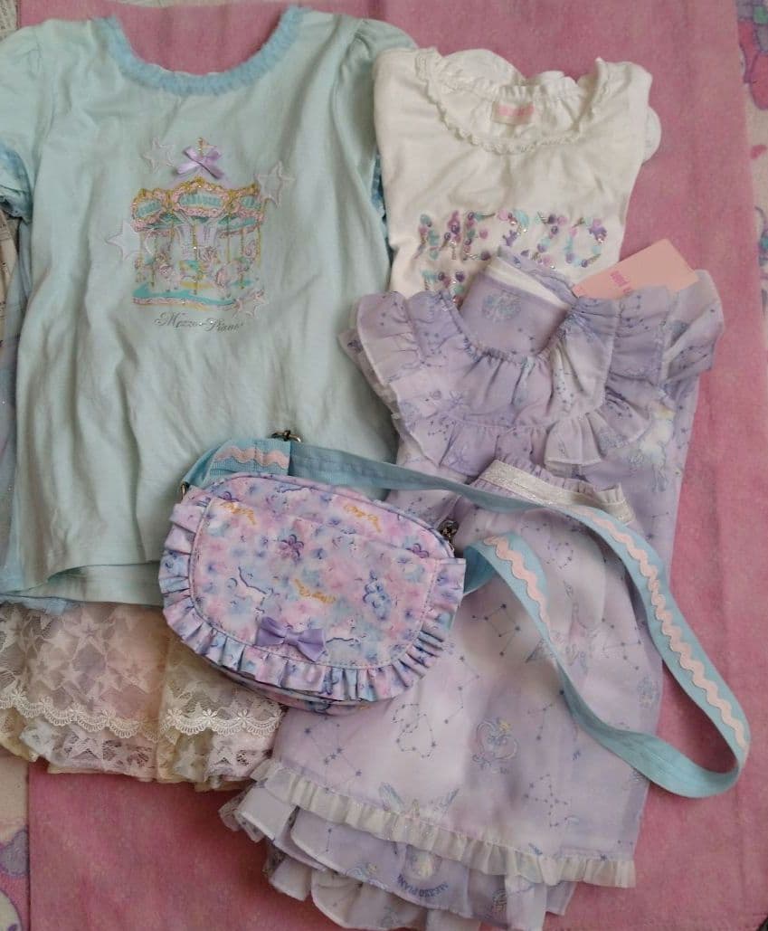 中古　メゾピアノ　トップス　スカパン　130 140