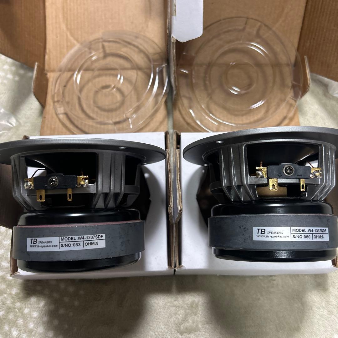 Tangband 10センチチタンコーン フルレンジ W4-1337SDFペア