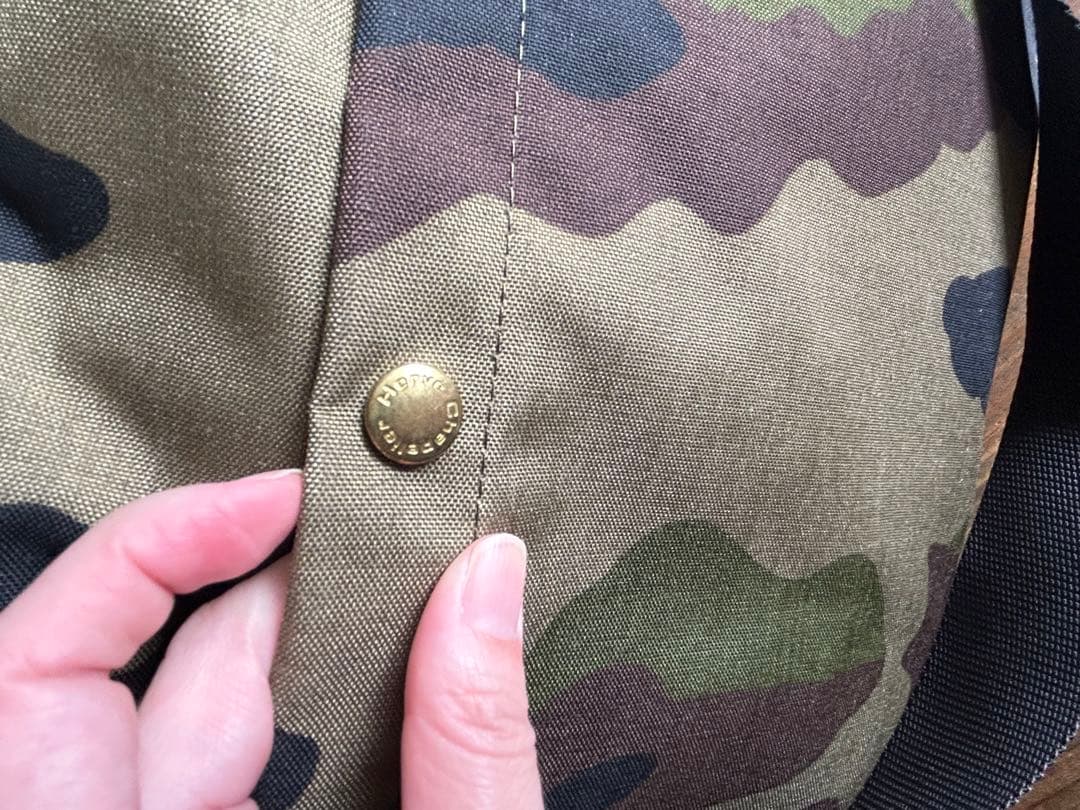 美品　廃盤エルベシャプリエ　迷彩 メッセンジャーバッグ ショルダーストラップ