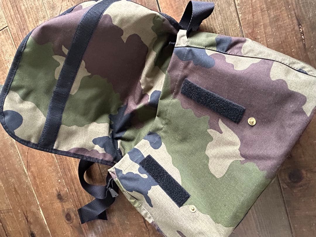 美品　廃盤エルベシャプリエ　迷彩 メッセンジャーバッグ ショルダーストラップ