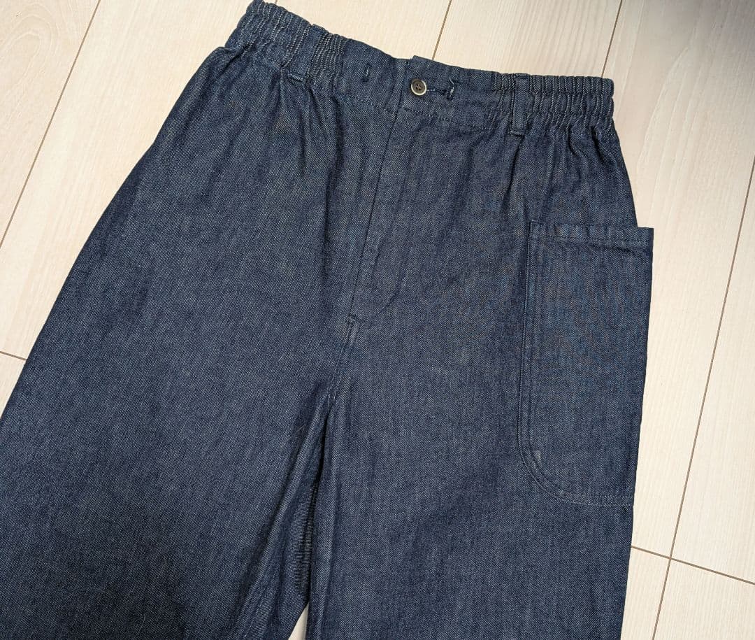 アトリエナルセ atelier naruse コットンデニムバルーンパンツ 36