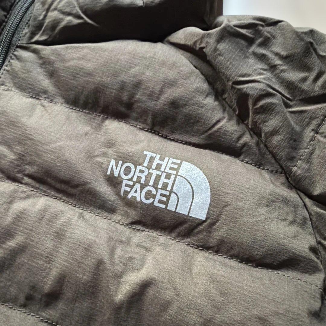 THE NORTH FACE フード付きダウンジャケット オリーブグリーン