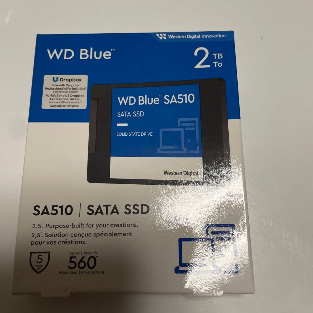 内蔵型SSD WD Blue SA510 2TB SATA SSD