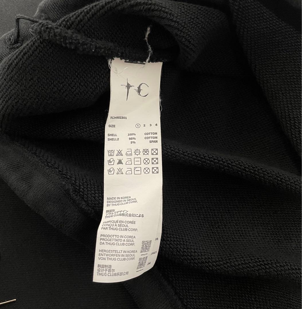 Thug Club クロップドスウェットシャツ