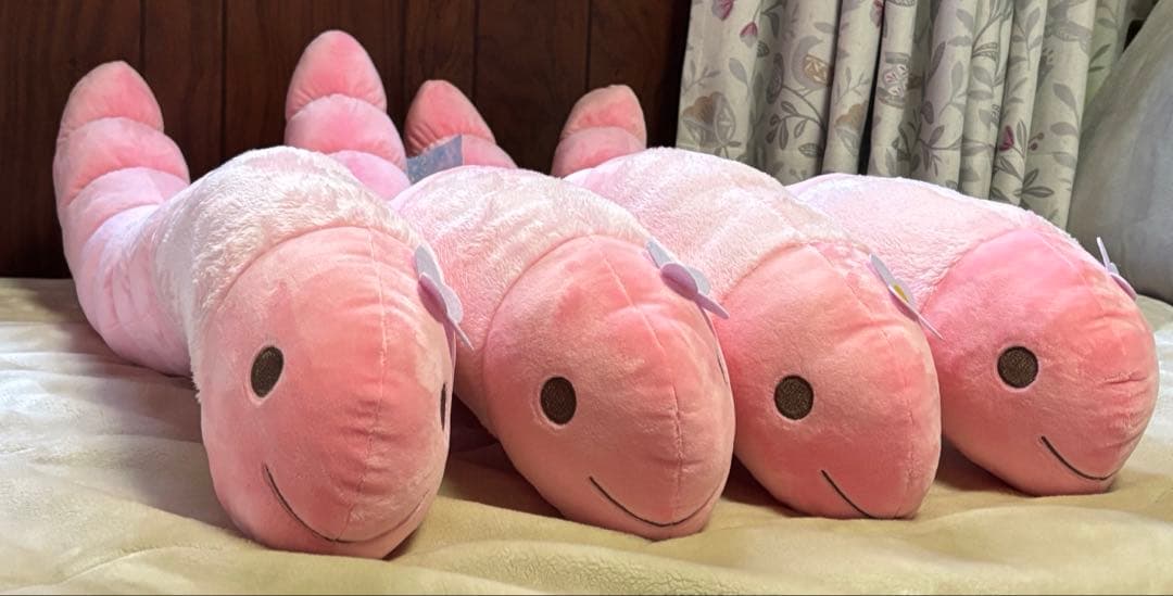 メダリスト LL ぬいぐるみ ミミズ　4匹セット