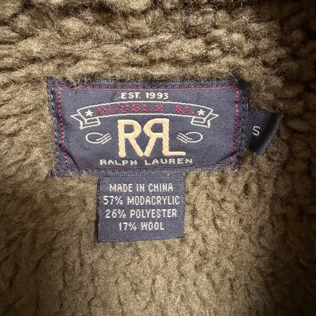 RRL オリーブグリーン ジャケット Sサイズ　カーキ フリース