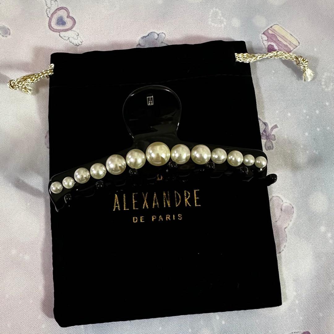 ALEXANDRE DE PARIS パール　クリップ　Lサイズ
