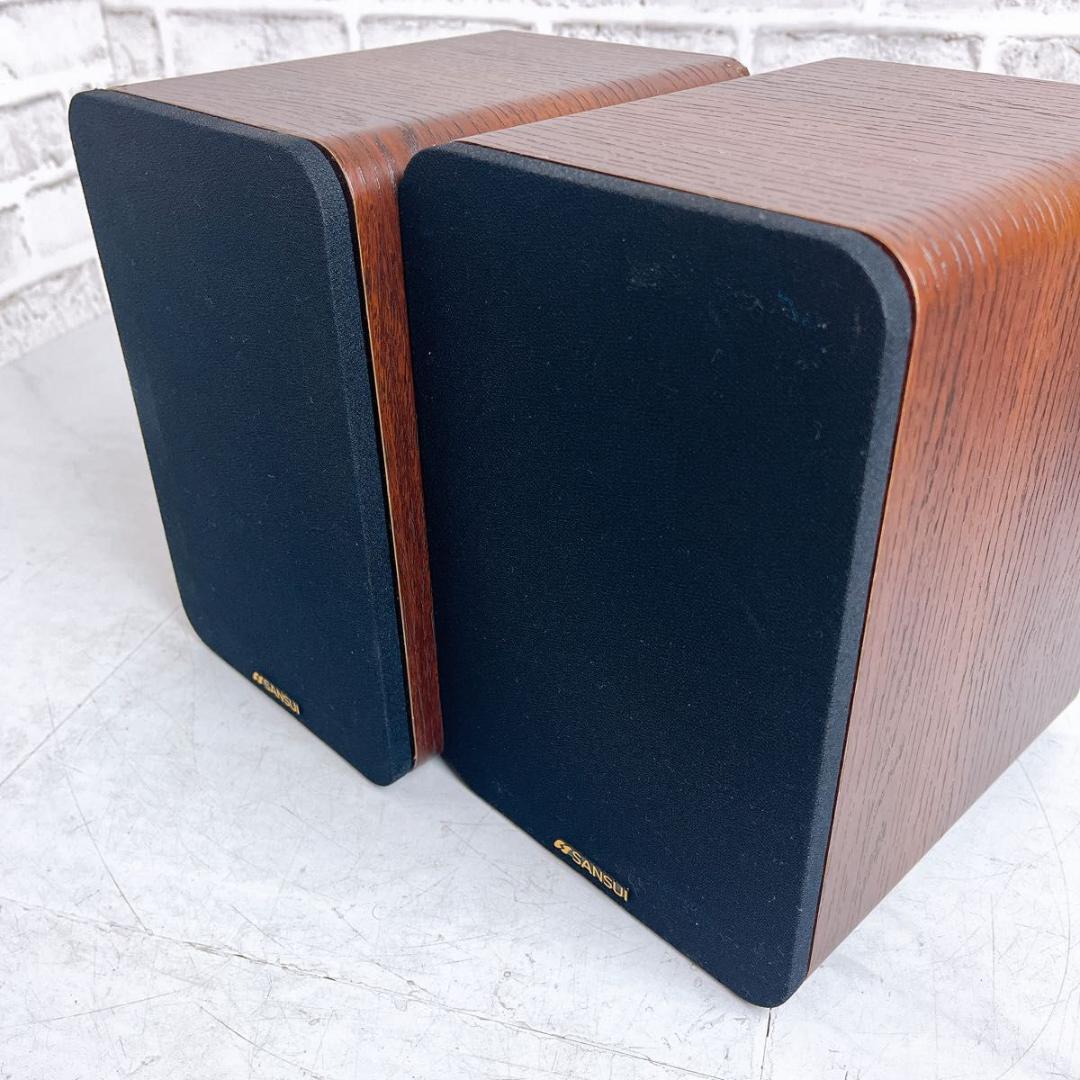 SANSUI スピーカー　SMC-300BT ペア 木目