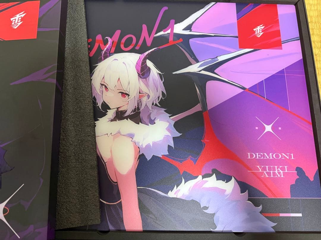 YukiAim × Demon1 ガラスマウスパッド