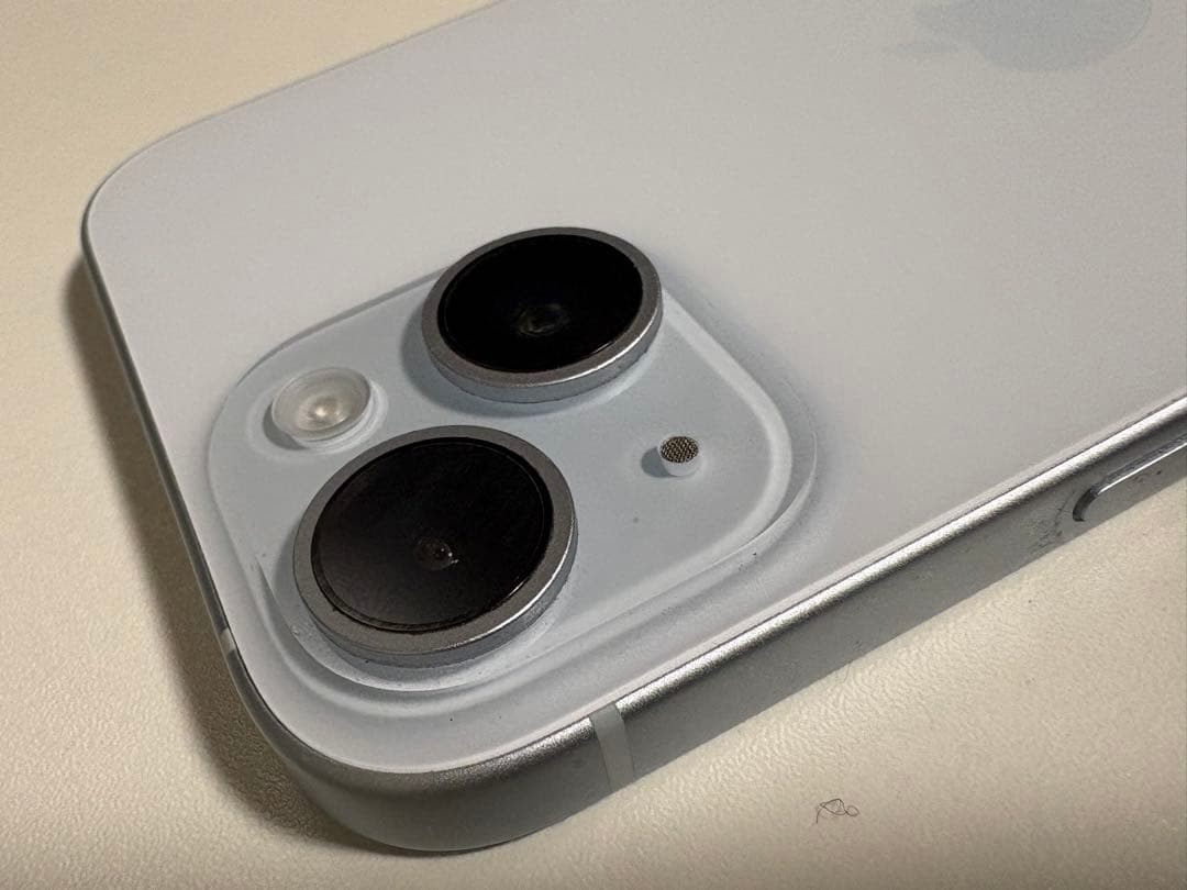 iPhone 15 カバー付き　【ジャンク】 動作確認済み　最大容量85%