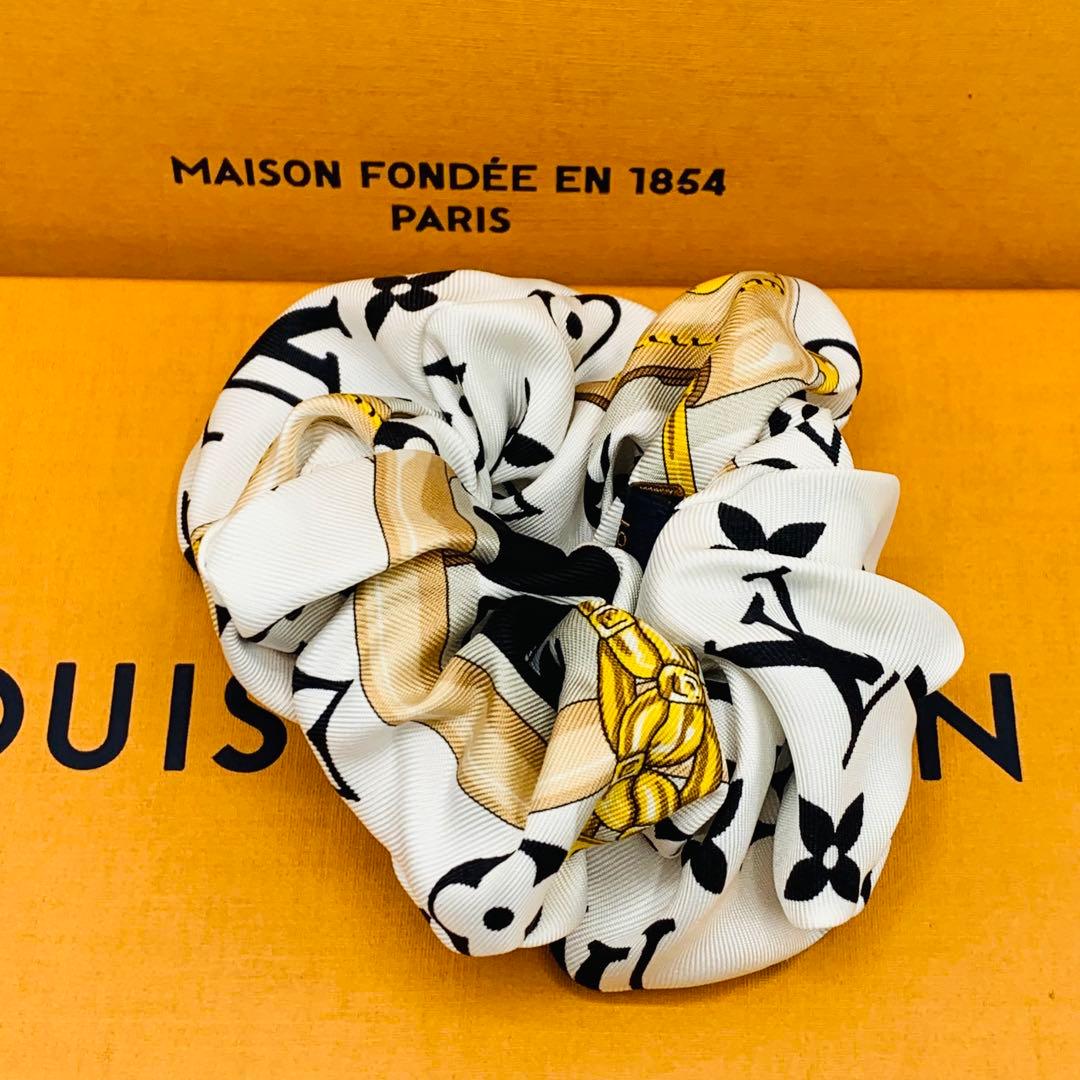 【未使用】ルイヴィトン シュシュ コンフィデンシャル　ヘアゴム　モノグラム