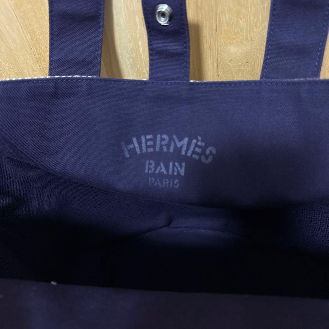 ＨERMESヘリンボーン柄トートバッグ ポテチです