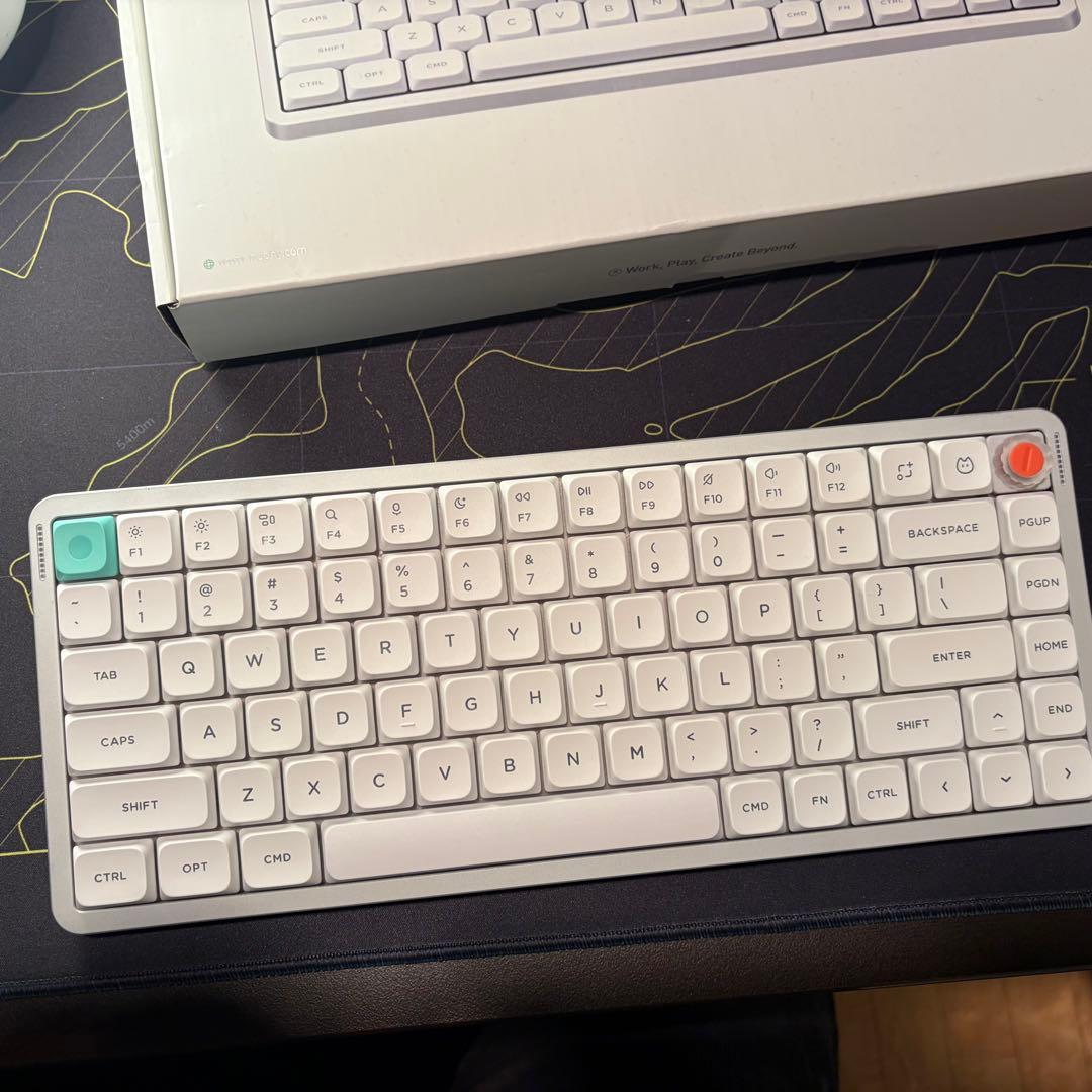 Nuphy Air75 v3 ホワイト キーボード 本体 blush nano