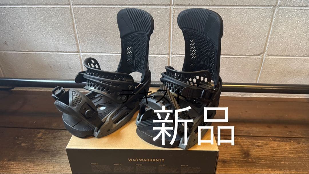 新品　Burton Malavita スノーボードビンディング ブラック　M