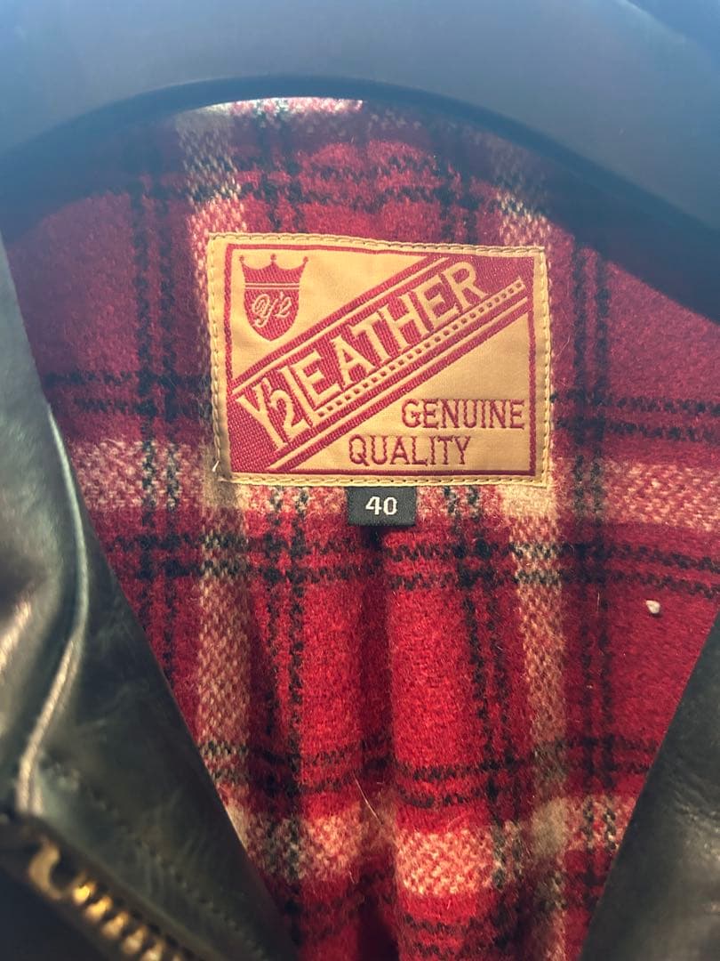 E*a様 【美品／レア】Y2 LEATHER HVR-42 馬革 ライダースジャ