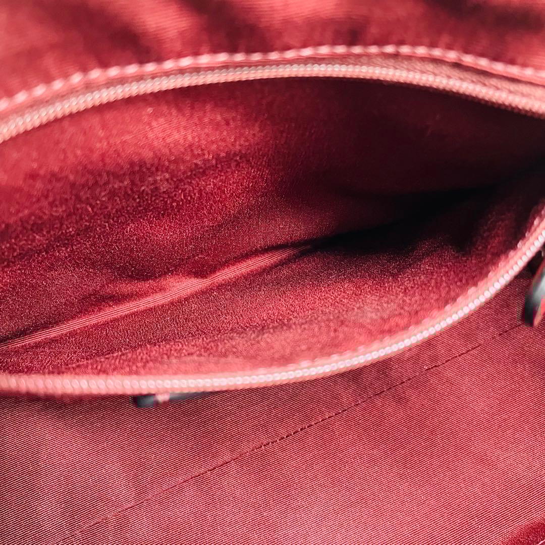 コーチ　ミニボストンバッグ　F39920 2WAY デニム　ネイビー　良品