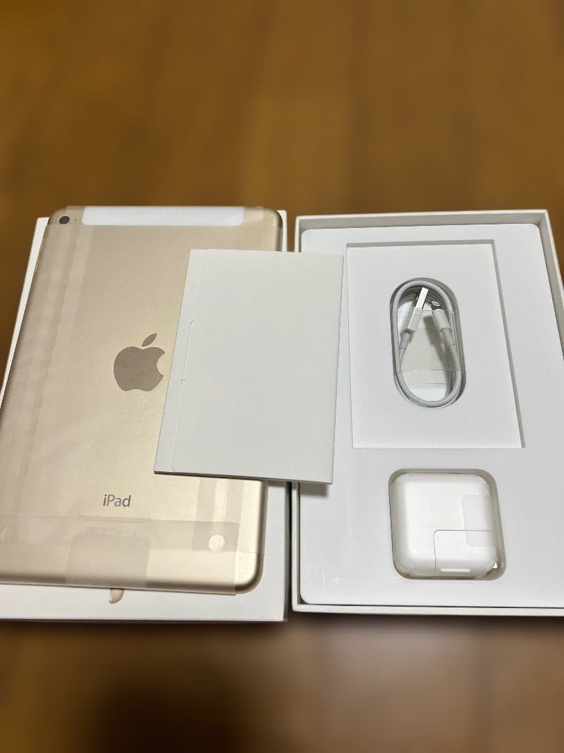 iPad mini 4 Wi-Fi Cellular 32GBGold付属品付き