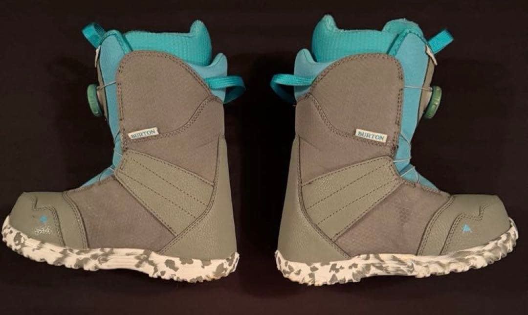 美品Burton バートン　キッズブーツ　ジップライン　22cm
