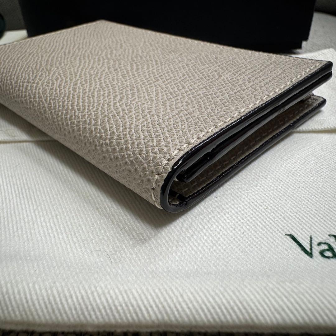 Valextra ヴァレクストラ 名刺入れ カードケース グレージュ 男女兼用