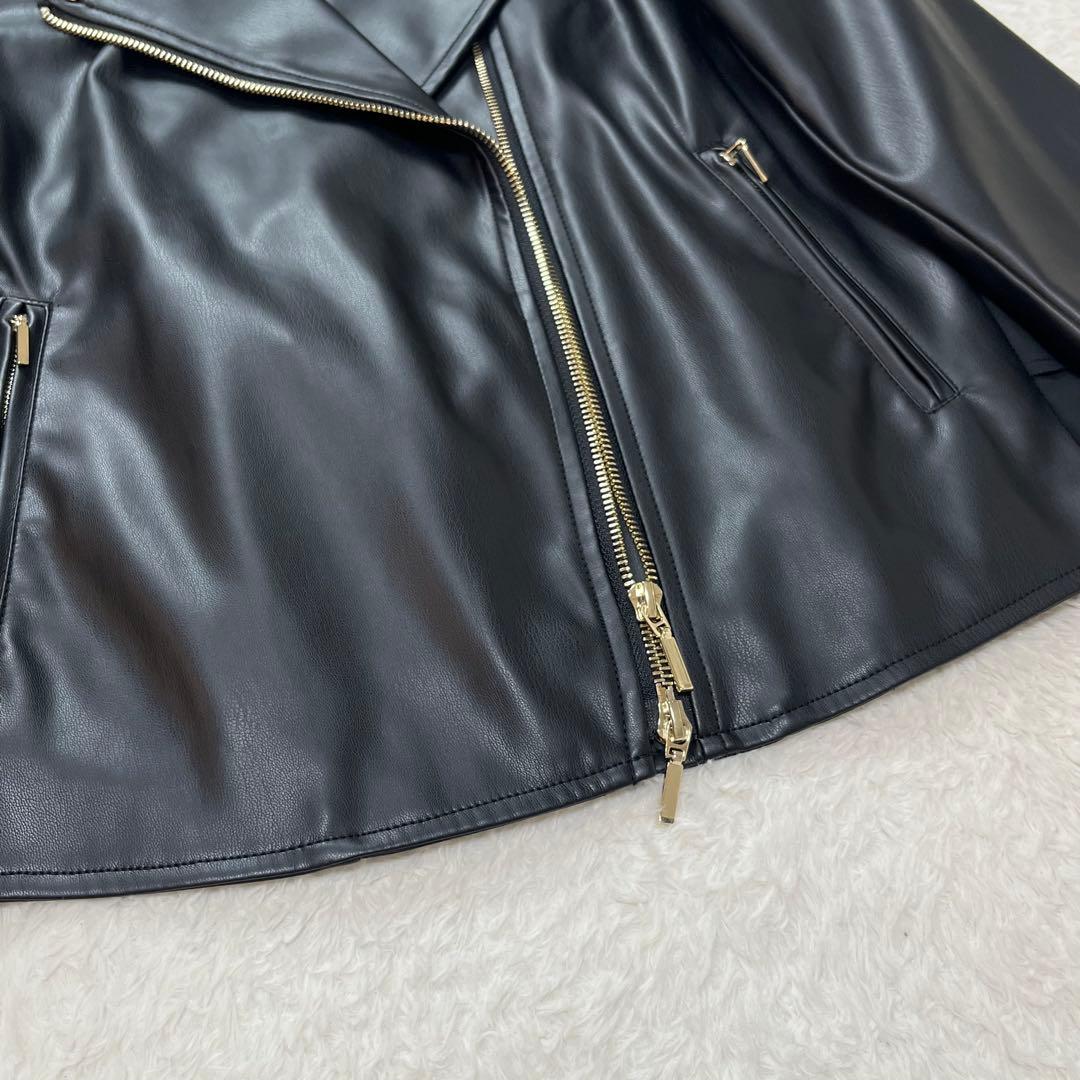 エイミーロウ　Eimee Law ジャケット　ライダース　フリル　ブラック　38