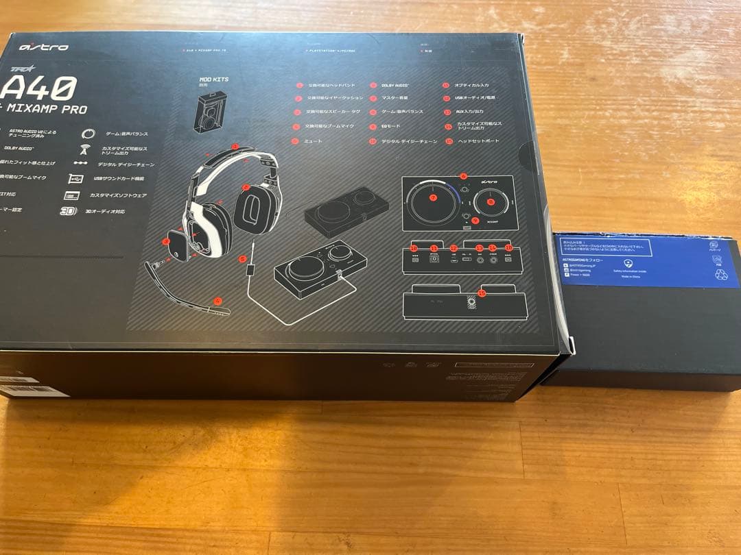 ASTRO A40 ヘッドセット MixAmp ➕HDMIアダプターps5