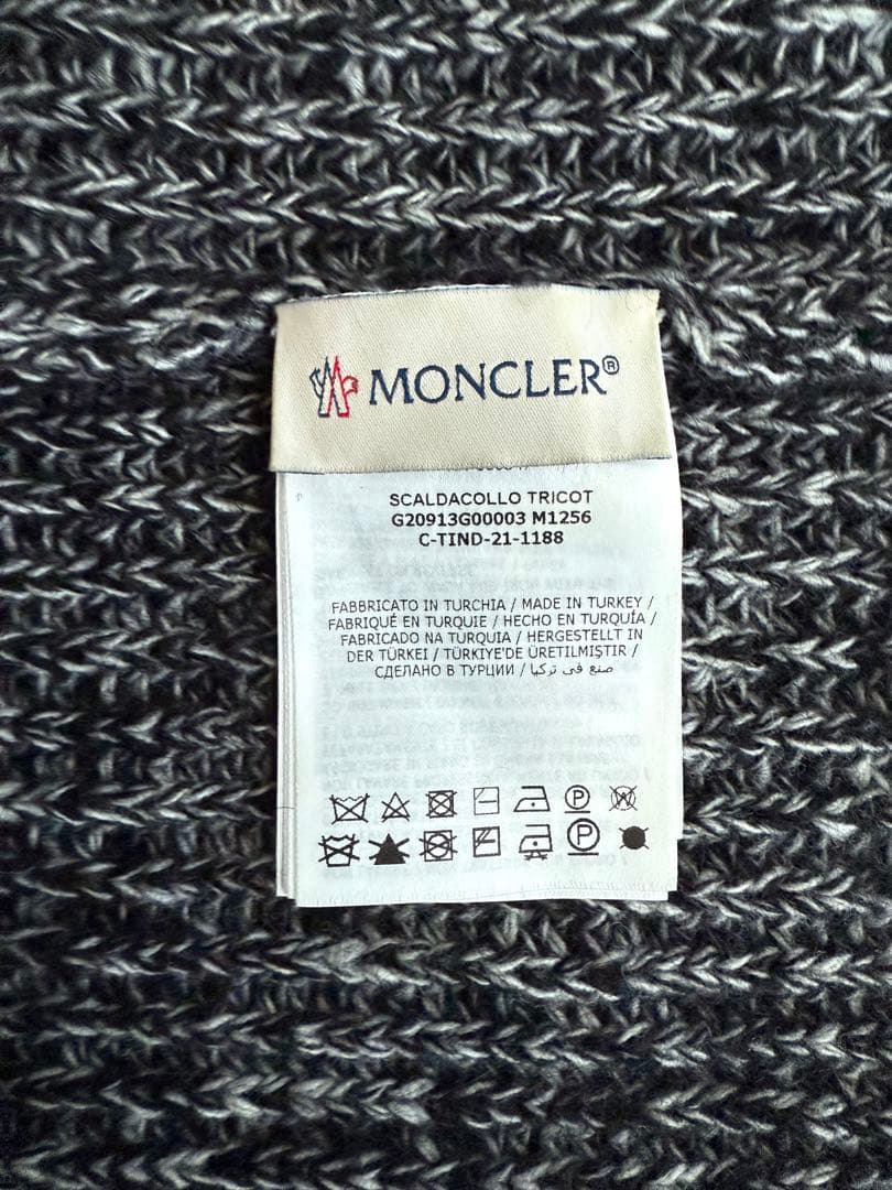 【確実正規品】モンクレール ネックウォーマー　MONCLER マフラー