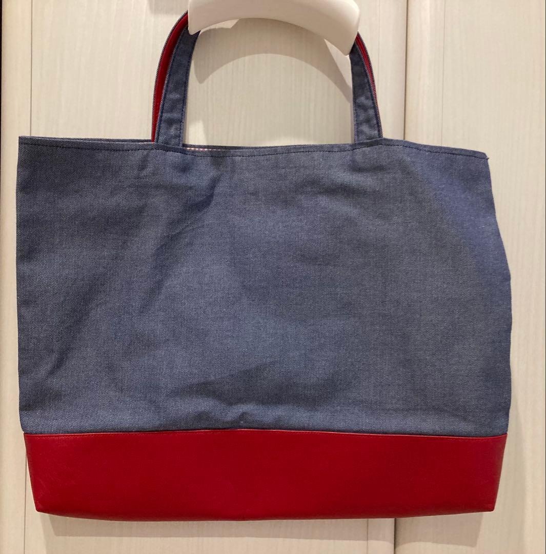 【新品未使用】ファミリア　デニムバッグ　ブック入れ