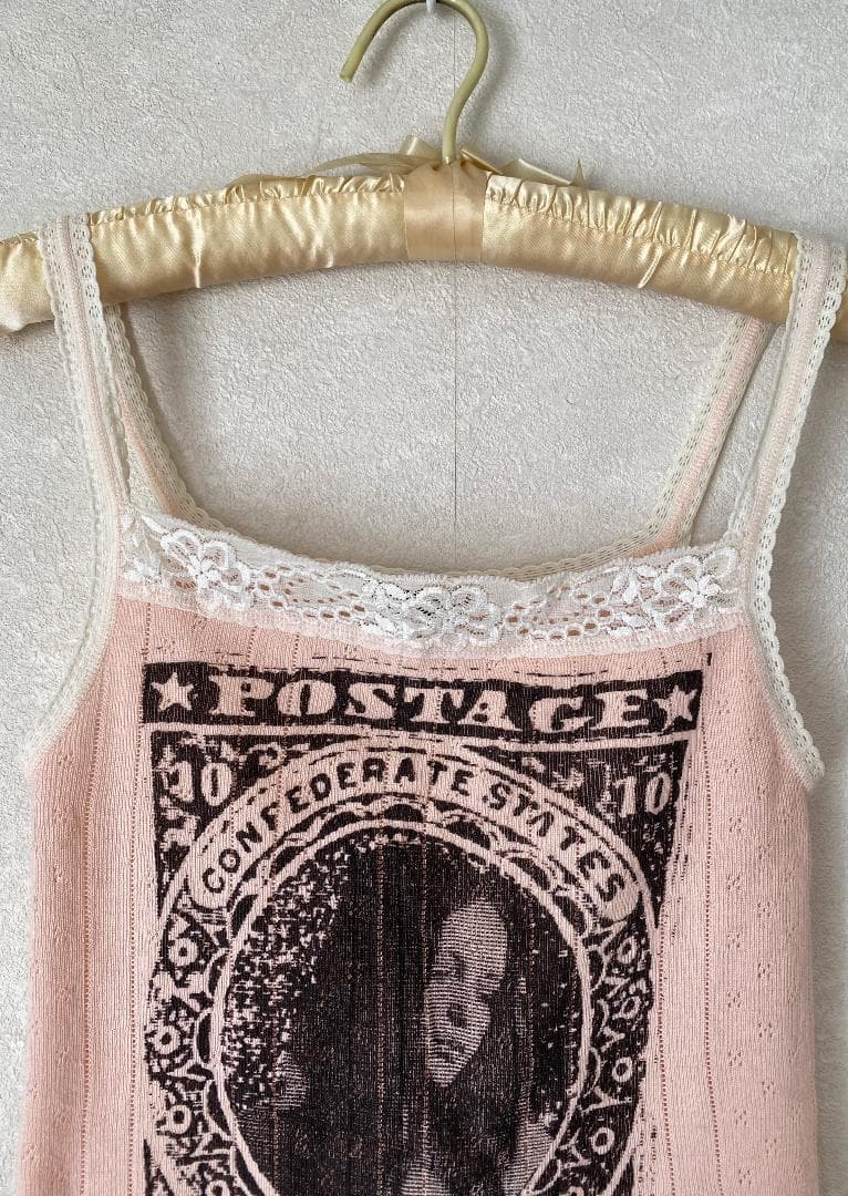 HYSTERIC GLAMOUR ヒステリックグラマー ピンクレースキャミソール