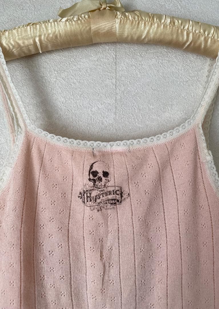 HYSTERIC GLAMOUR ヒステリックグラマー ピンクレースキャミソール