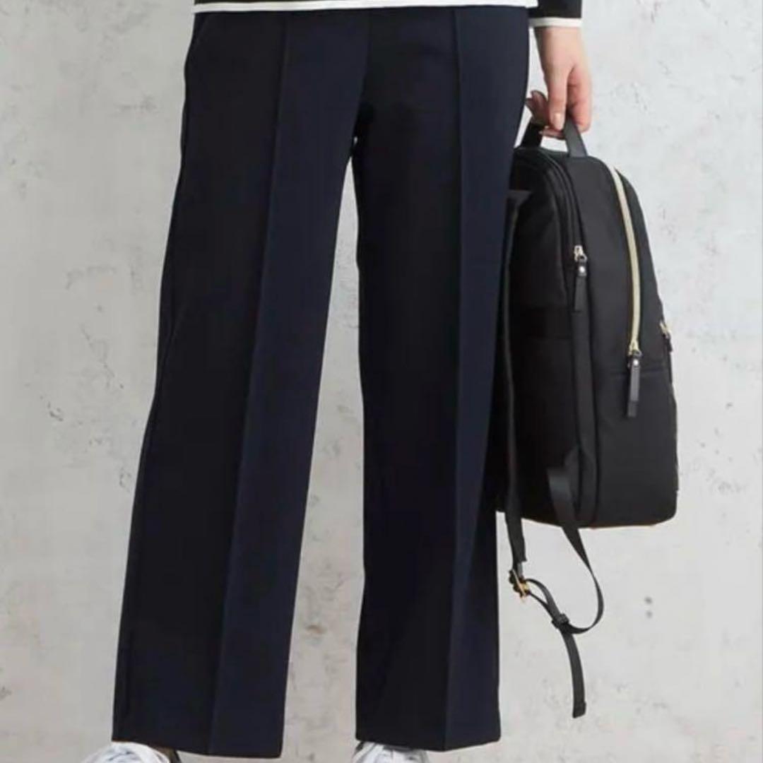 【未使用タグ付☆洗える♪】パジャマスーツ　セットアップ　レディース　ネイビー M