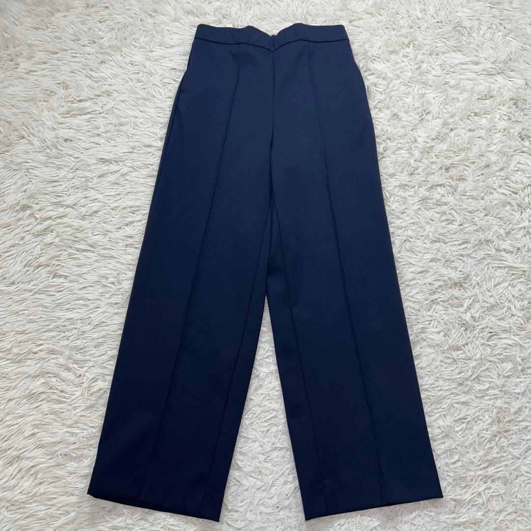 【未使用タグ付☆洗える♪】パジャマスーツ　セットアップ　レディース　ネイビー M