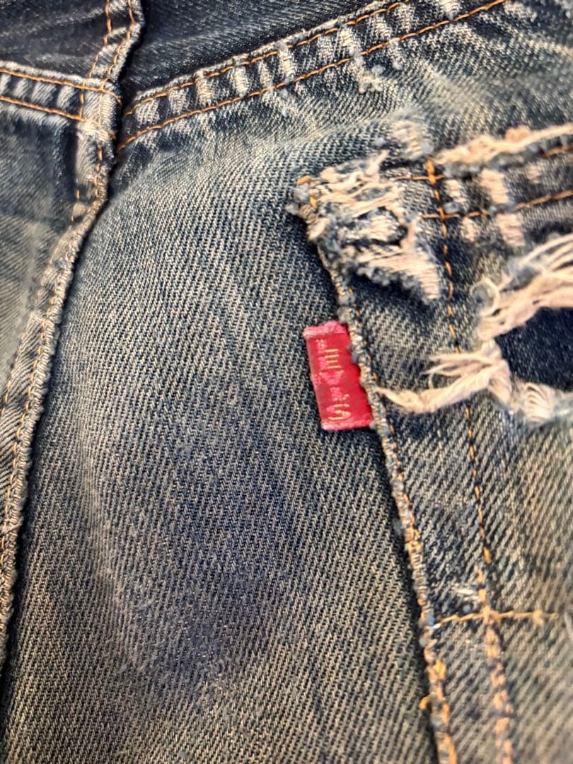 な*の様 LEVI’S 501xx USA製 バレンシア W32L30ヒゲ　大戦