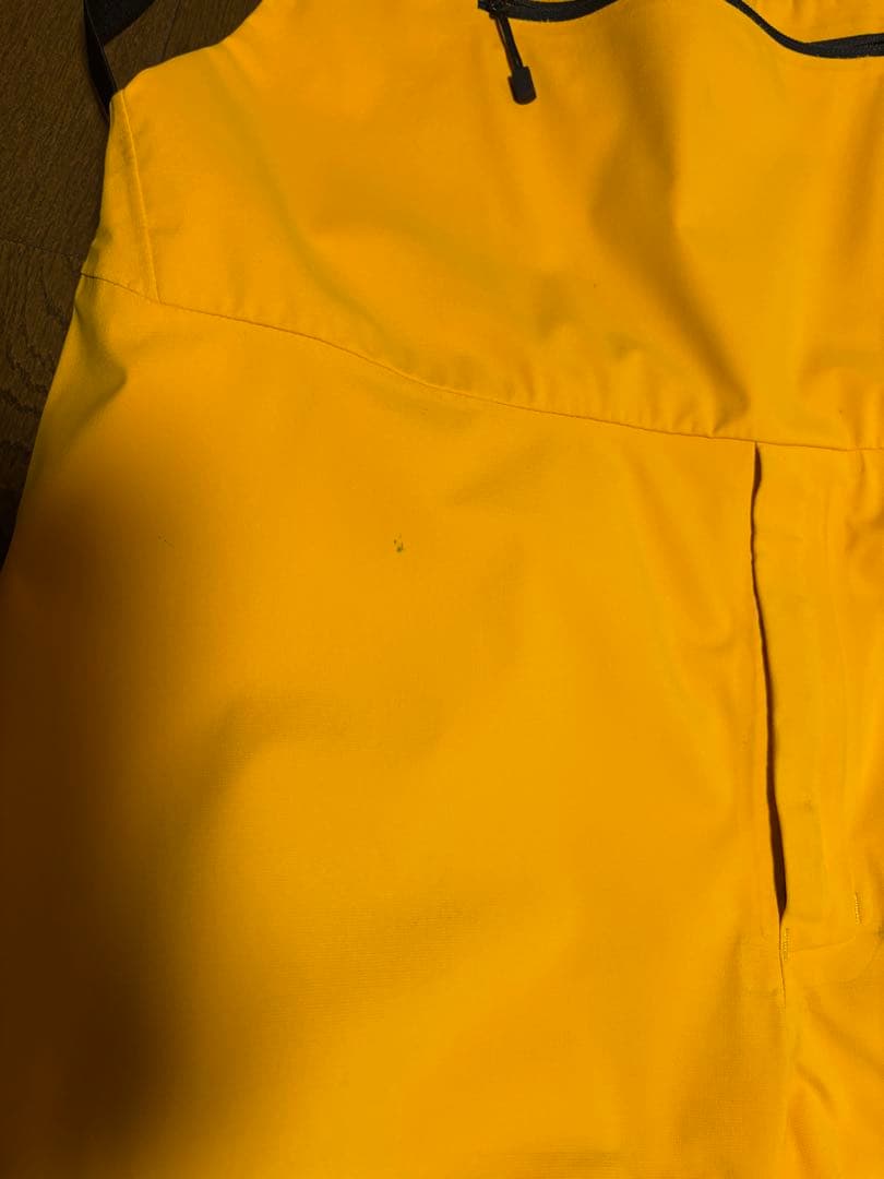 高機能　ノースフェイス　メンズ　ビブパンツ　M サミットゴールド　黒