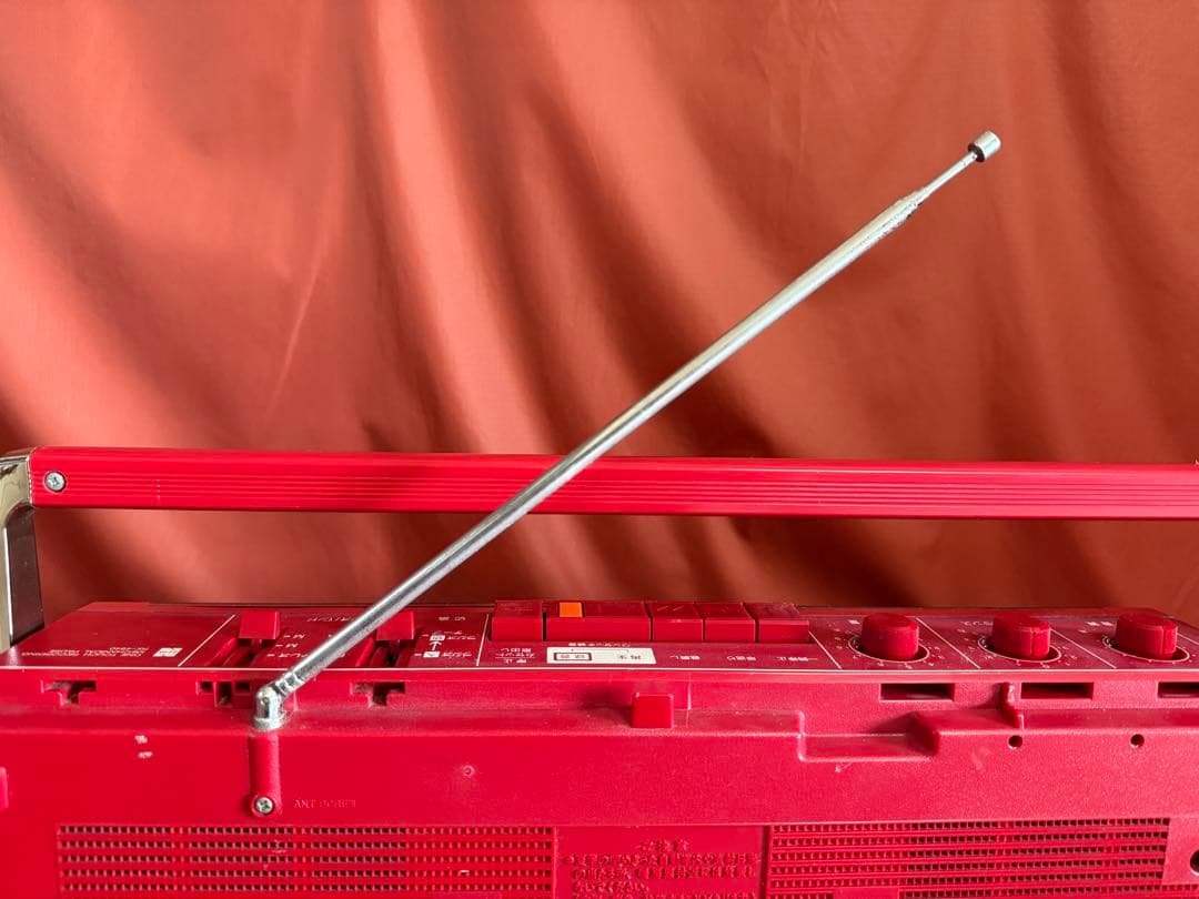 ナショナルRX-4940 ラジカセ赤　 ピカピカに磨きました　値引交渉可