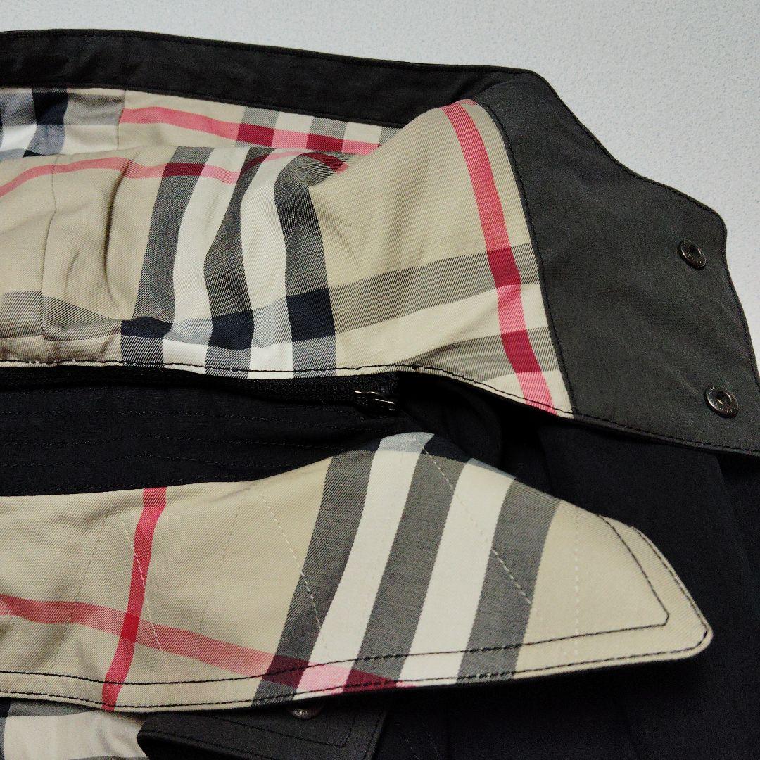 バーバリーロンドン モッズコート 新品 ダウンライナー付 フード メンズLL 黒