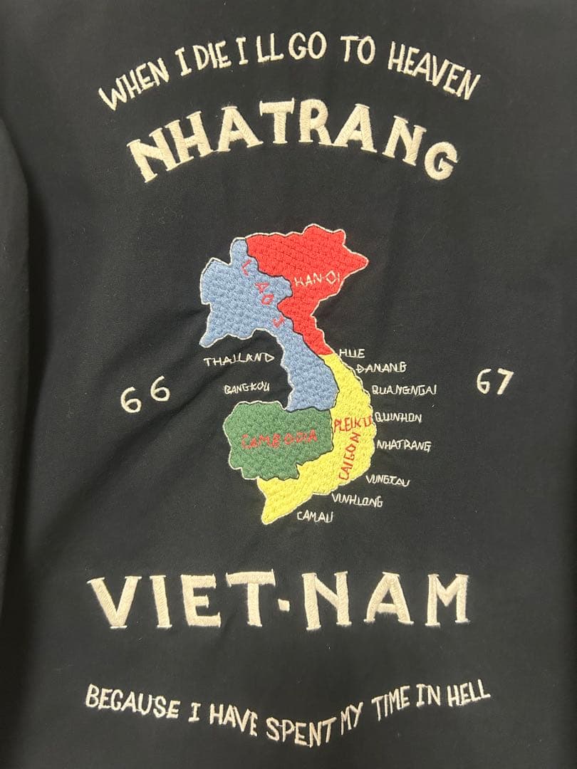 東洋エンタープライズ　ベトジャン　福禄寿　スーベニア　美品　サイズＬ　スカジャン