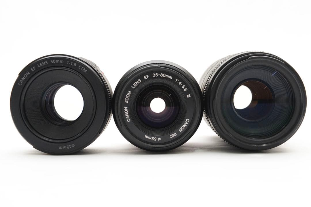Canon EOS 90D標準&望遠&単焦点トリプルレンズセット