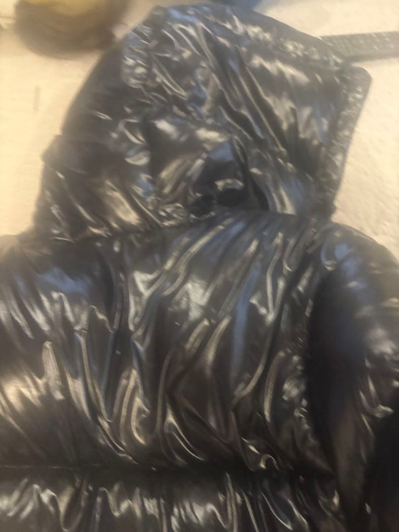 25年モデルzaraブラック フード付きダウンジャケット