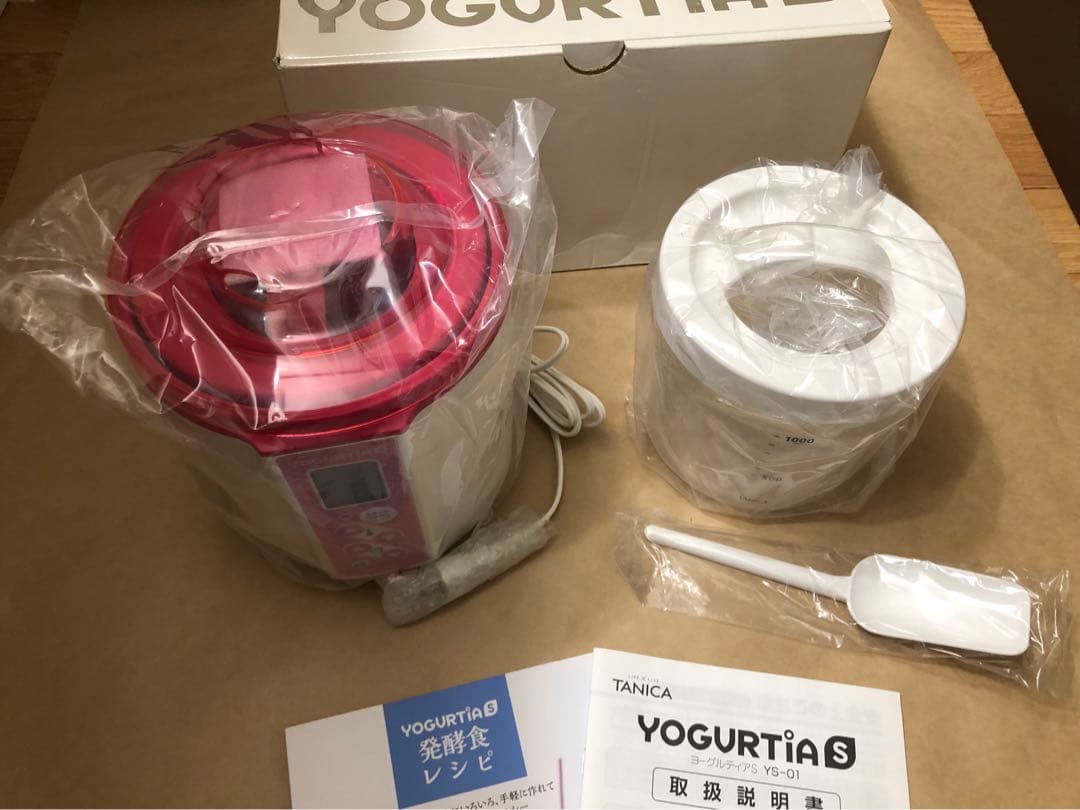 未使用　TANICA ヨーグルティアS YS-01R ピンク