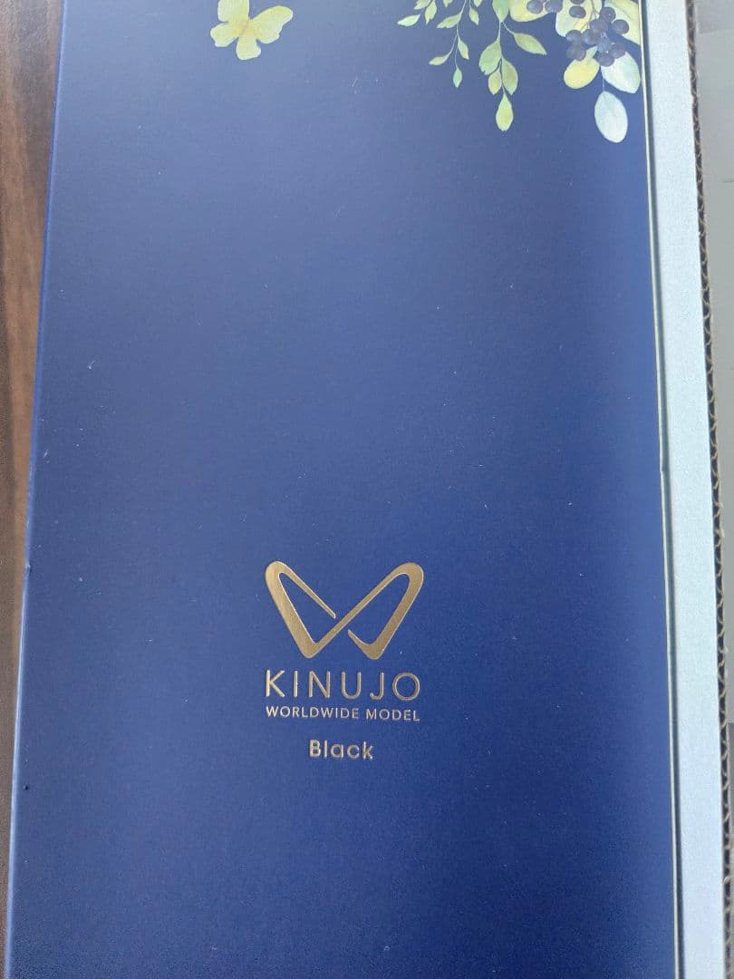 KINUJO ブラック ストレートヘアアイロン　ワールドワイドモデル