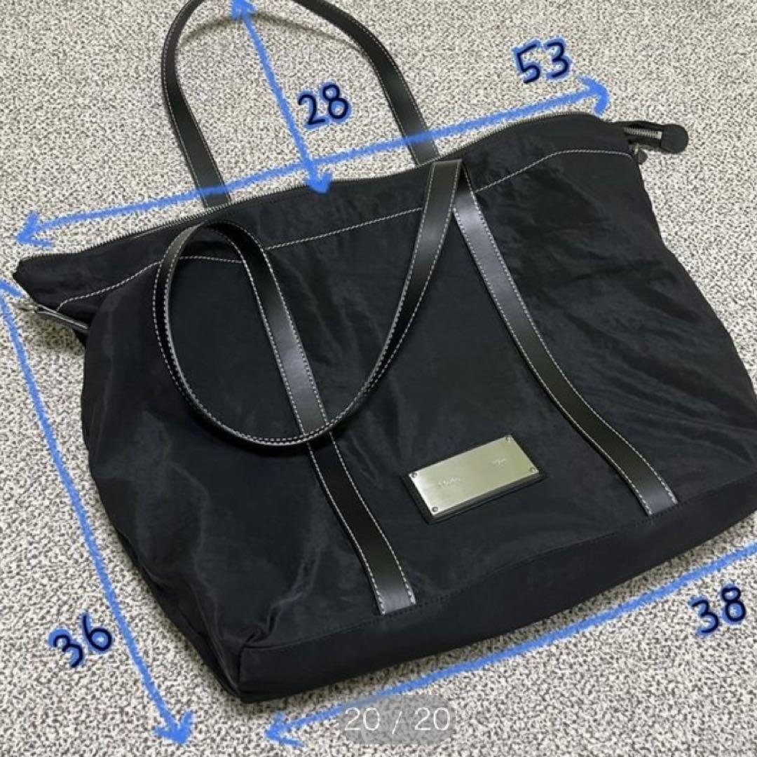 【Matin Kim】FABRIC NEW SHOPPER BAG ブラック