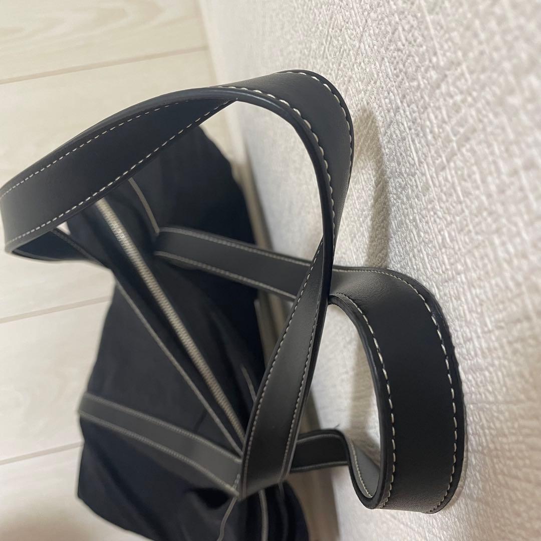 【Matin Kim】FABRIC NEW SHOPPER BAG ブラック