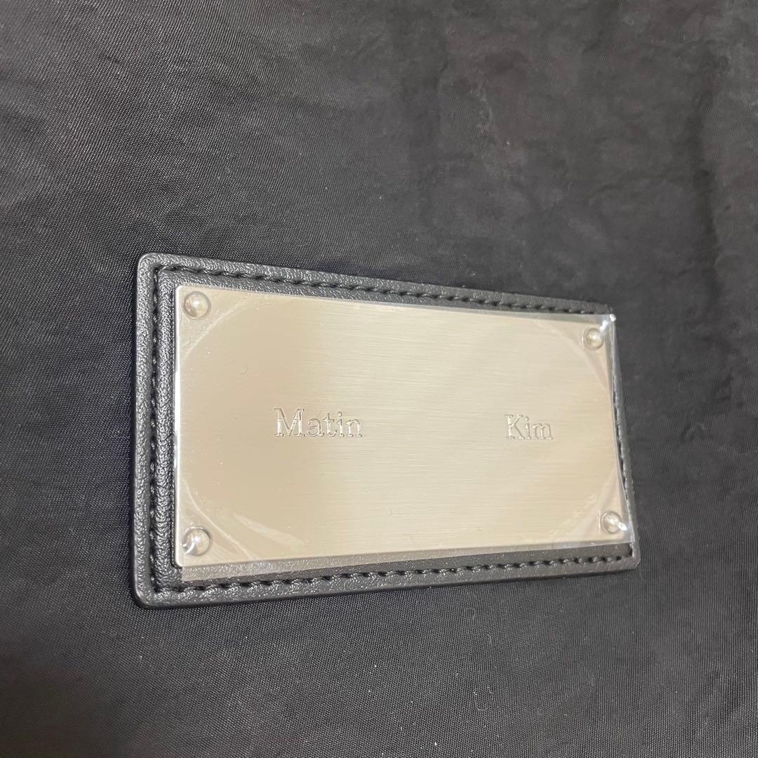 【Matin Kim】FABRIC NEW SHOPPER BAG ブラック