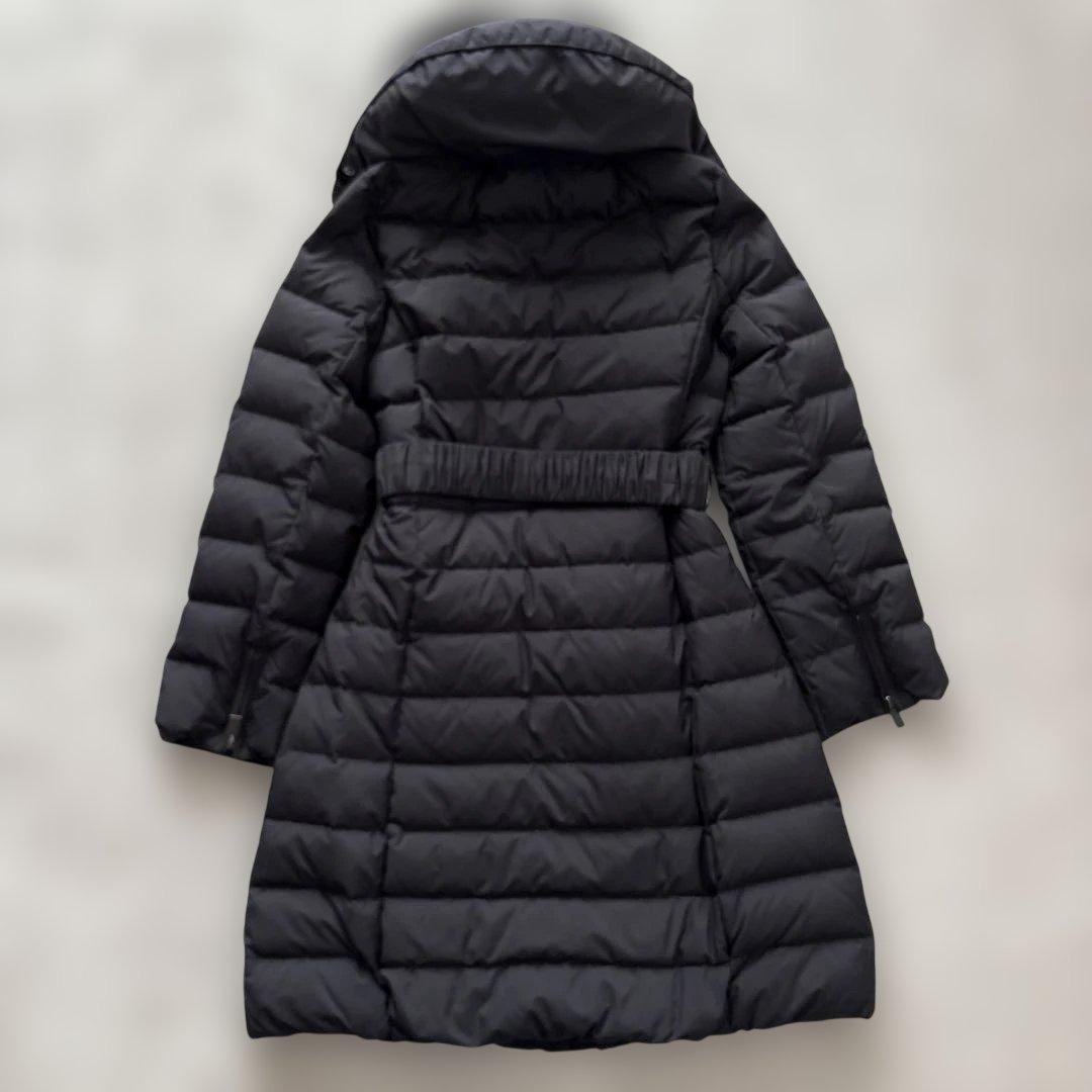 ryo703kato西川 サージロングダウンS 黒　フォックスファー