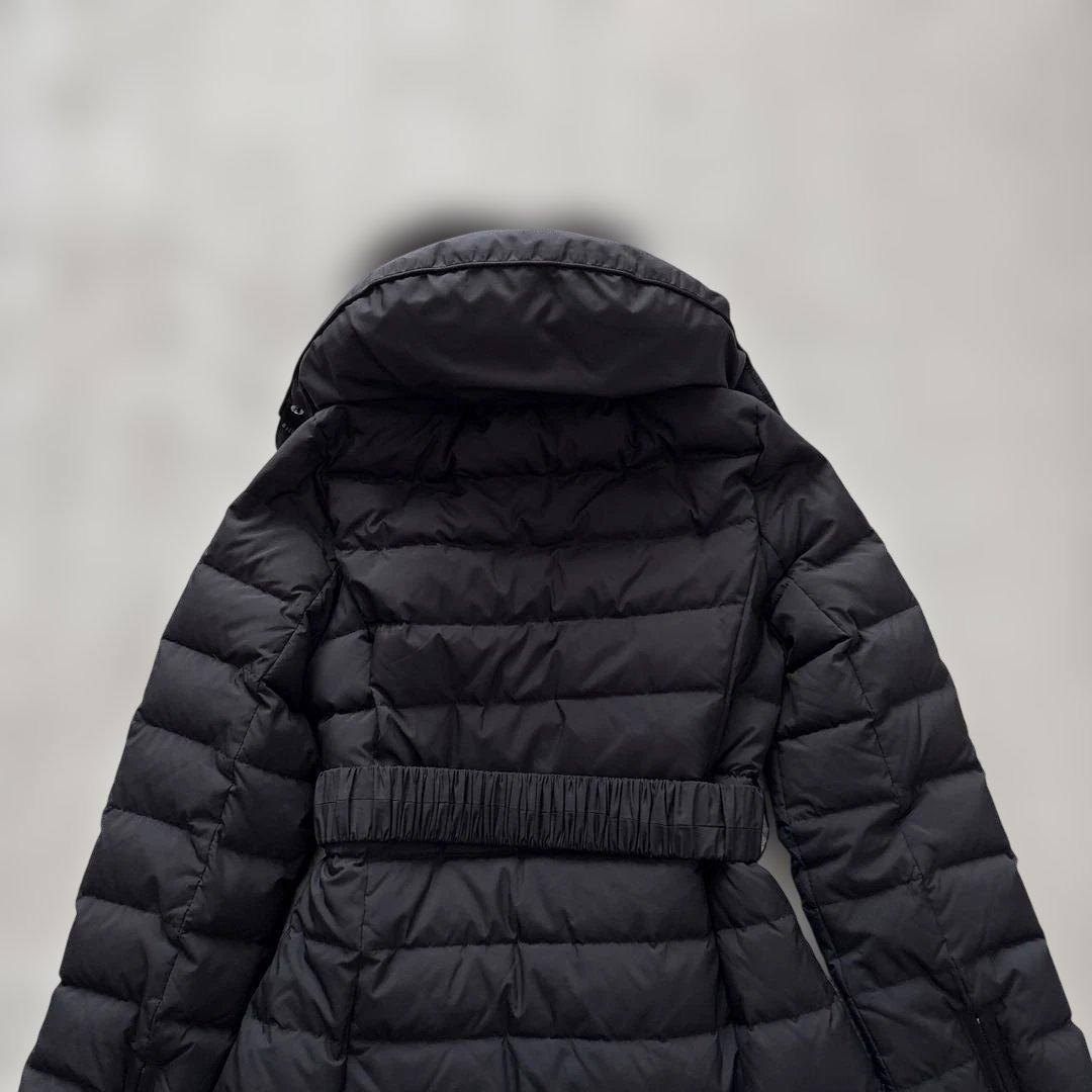 ryo703kato西川 サージロングダウンS 黒　フォックスファー