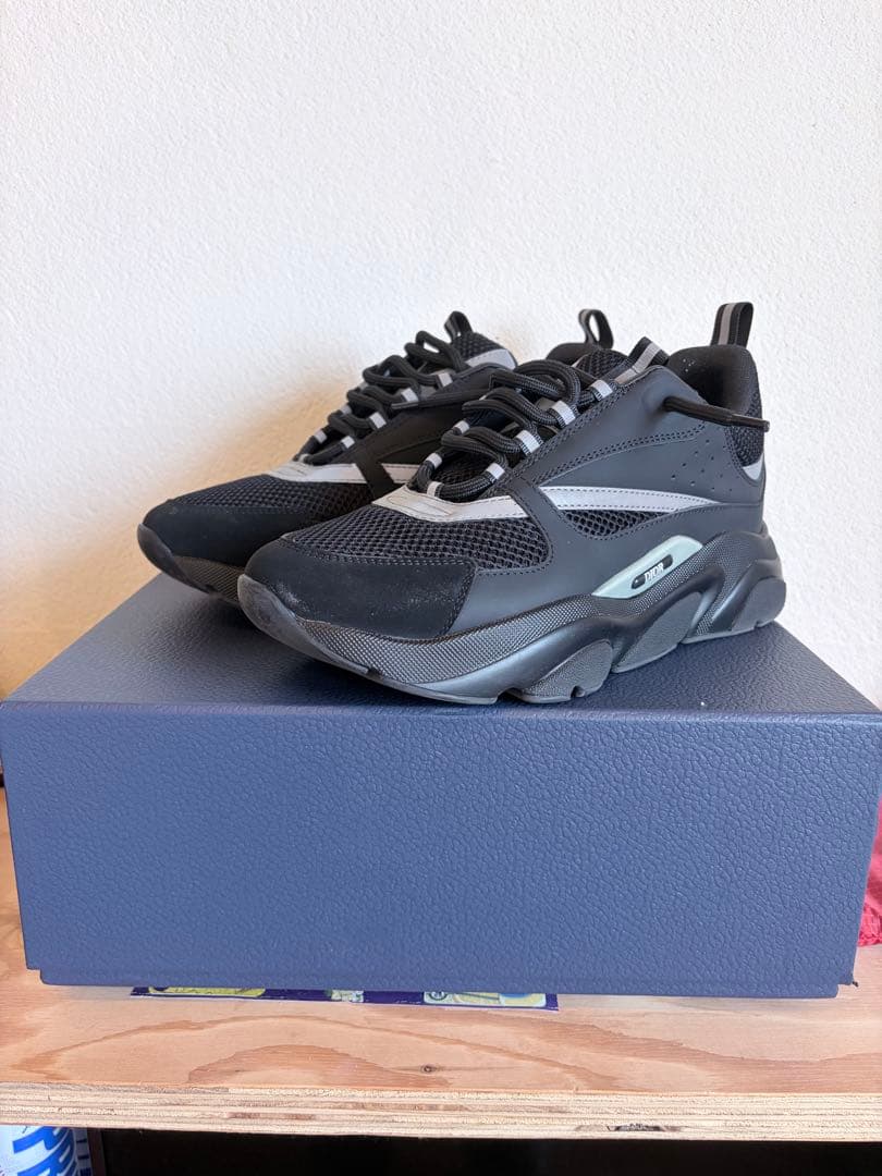 DIOR B22 スニーカー ブラック ディオール 43 28cm