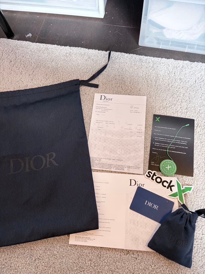 DIOR B22 スニーカー ブラック ディオール 43 28cm