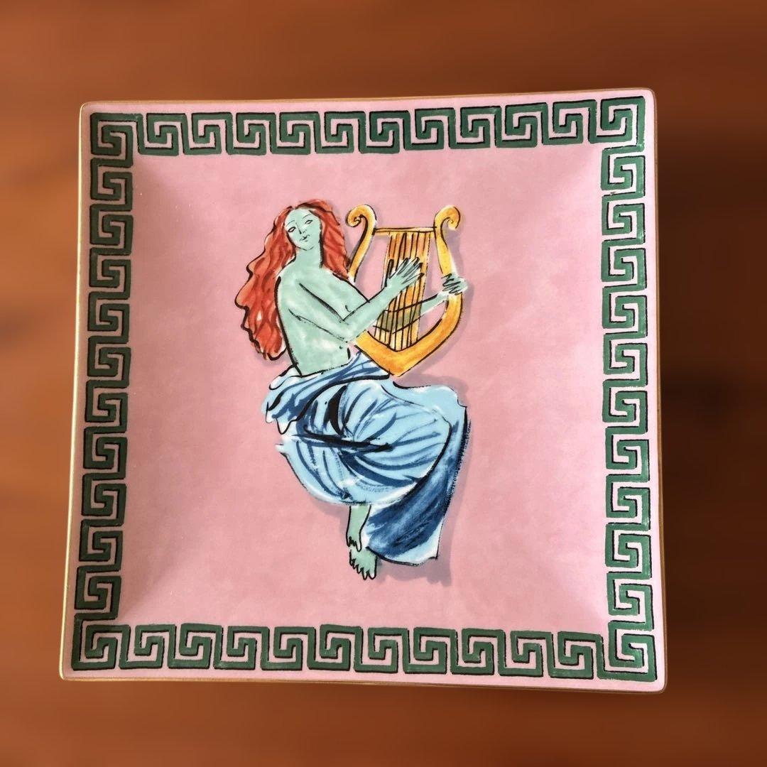 年末のみ特価　リチャード ジノリ ネプチューンの旅　スクエア皿　22cm 箱付