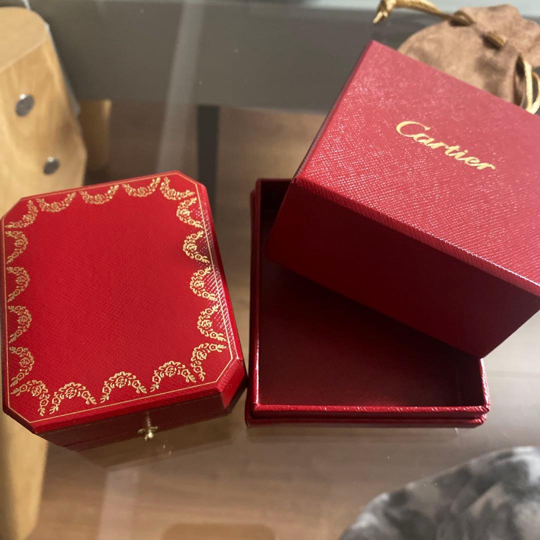 Cartier ゴールド スクエアカットリング