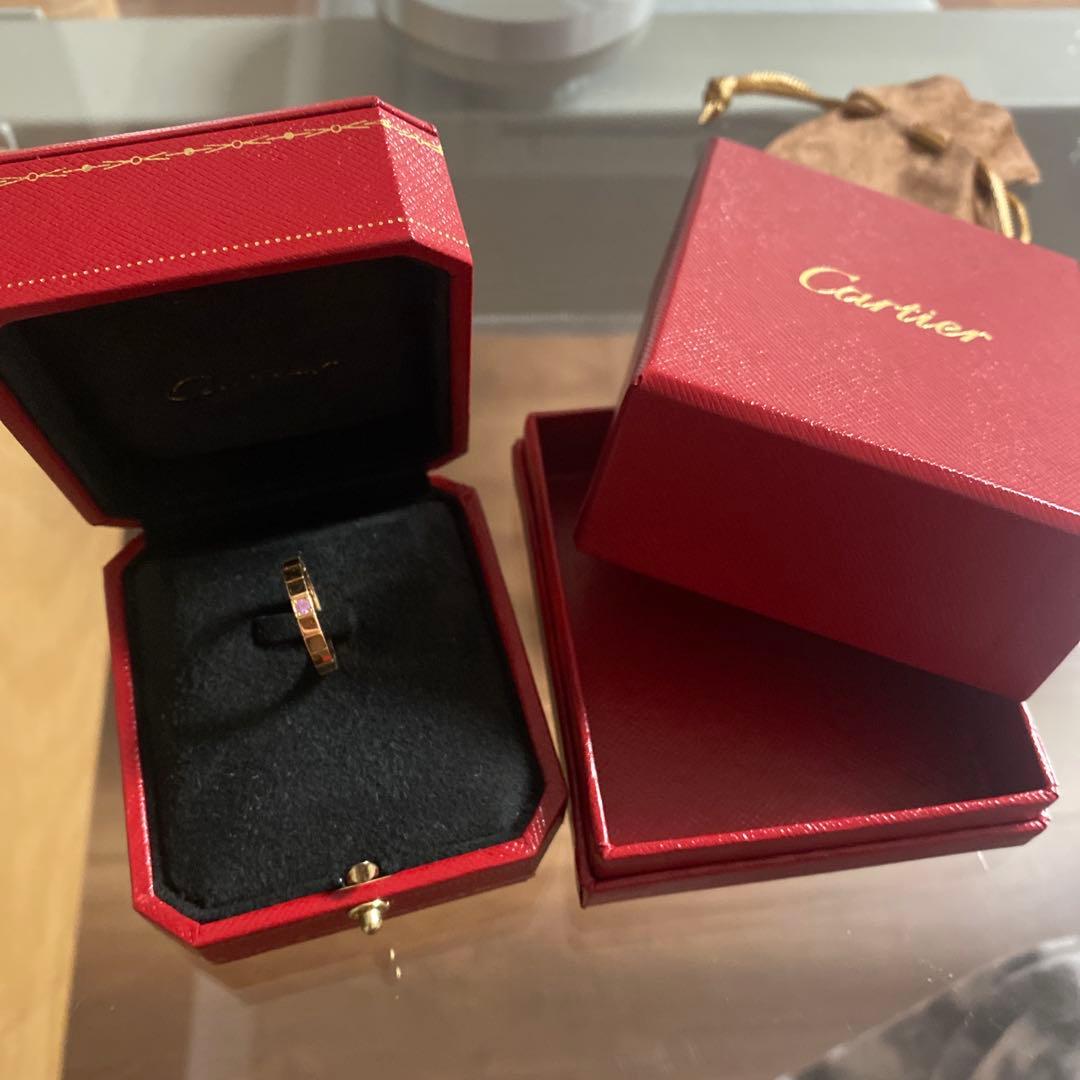 Cartier ゴールド スクエアカットリング